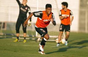 Durante o treino desta tarde no CT Joaquim Grava, no Parque Ecolgico do Tiete. O prximo jogo da equipe ser domingo, dia 12/05, contra o Santos, no Pacaembu, jogo de ida vlido pela final do Campeonato Paulista de 2013