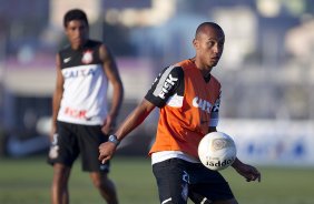 Durante o treino desta tarde no CT Joaquim Grava, no Parque Ecolgico do Tiete. O prximo jogo da equipe ser domingo, dia 12/05, contra o Santos, no Pacaembu, jogo de ida vlido pela final do Campeonato Paulista de 2013