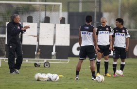 Durante o treino desta tarde no CT Joaquim Grava, no Parque Ecolgico do Tiete. O prximo jogo da equipe ser domingo, dia 12/05, contra o Santos, no Pacaembu, jogo de ida vlido pela final do Campeonato Paulista de 2013