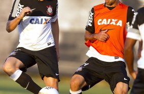 Durante o treino desta tarde no CT Joaquim Grava, no Parque Ecolgico do Tiete. O prximo jogo da equipe ser domingo, dia 12/05, contra o Santos, no Pacaembu, jogo de ida vlido pela final do Campeonato Paulista de 2013