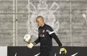 Durante o treino desta tarde no CT Joaquim Grava, no Parque Ecolgico do Tiete. O prximo jogo da equipe ser domingo, dia 12/05, contra o Santos, no Pacaembu, jogo de ida vlido pela final do Campeonato Paulista de 2013