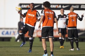 Durante o treino desta tarde no CT Joaquim Grava, no Parque Ecolgico do Tiete. O prximo jogo da equipe ser domingo, dia 12/05, contra o Santos, no Pacaembu, jogo de ida vlido pela final do Campeonato Paulista de 2013