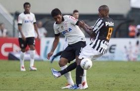 Durante a partida entre Corinthians x Santos realizada esta tarde no estdio do Pacaembu, primeiro jogo da final do Campeonato Paulista de 2013