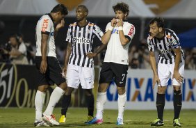 Durante a partida entre Corinthians x Santos realizada esta tarde no estdio do Pacaembu, primeiro jogo da final do Campeonato Paulista de 2013