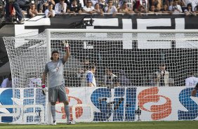 Durante a partida entre Corinthians x Santos realizada esta tarde no estdio do Pacaembu, primeiro jogo da final do Campeonato Paulista de 2013