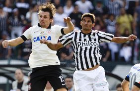 Durante a partida entre Corinthians x Santos realizada esta tarde no estdio do Pacaembu, primeiro jogo da final do Campeonato Paulista de 2013