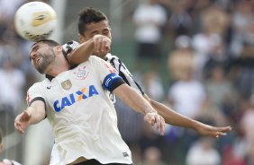 Durante a partida entre Corinthians x Santos realizada esta tarde no estdio do Pacaembu, primeiro jogo da final do Campeonato Paulista de 2013