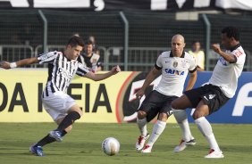 Durante a partida entre Corinthians x Santos realizada esta tarde no estdio do Pacaembu, primeiro jogo da final do Campeonato Paulista de 2013