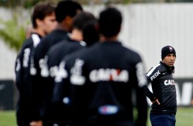 Emerson durante Treino do Corinthians realizado no CT Joaquim Grava