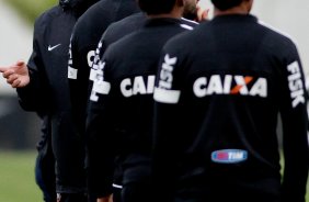 O tcnico Tite durante Treino do Corinthians realizado no CT Joaquim Grava