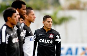 Paolo Guerrero durante Treino do Corinthians realizado no CT Joaquim Grava