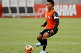 Romarinho durante Treino do Corinthians realizado no CT Joaquim Grava