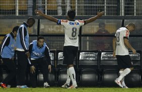 Durante a partida entre Corinthians x Botafogo, realizada esta noite no estdio do Pacaembu, abertura do Campeonato Brasileiro de 2013