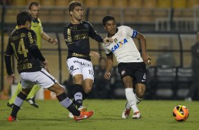 Durante a partida entre Corinthians x Botafogo, realizada esta noite no estádio do Pacaembu, abertura do Campeonato Brasileiro de 2013