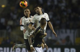 Durante a partida entre Corinthians x Botafogo, realizada esta noite no estádio do Pacaembu, abertura do Campeonato Brasileiro de 2013