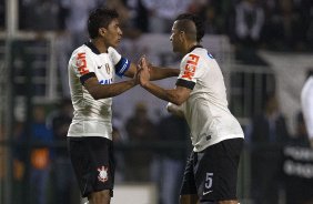 Durante a partida entre Corinthians x Botafogo, realizada esta noite no estdio do Pacaembu, abertura do Campeonato Brasileiro de 2013