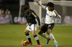 Durante a partida entre Corinthians x Botafogo, realizada esta noite no estdio do Pacaembu, abertura do Campeonato Brasileiro de 2013