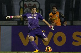 Durante a partida entre Corinthians x Botafogo, realizada esta noite no estdio do Pacaembu, abertura do Campeonato Brasileiro de 2013