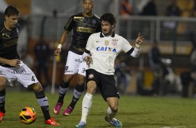 Durante a partida entre Corinthians x Botafogo, realizada esta noite no estdio do Pacaembu, abertura do Campeonato Brasileiro de 2013