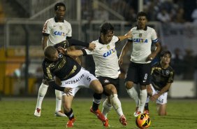 Durante a partida entre Corinthians x Botafogo, realizada esta noite no estdio do Pacaembu, abertura do Campeonato Brasileiro de 2013