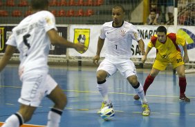 Durante o jogo de futsal entre Corinthian x So Bernardo, esta tarde no Parque So Jorge