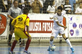 Durante o jogo de futsal entre Corinthian x So Bernardo, esta tarde no Parque So Jorge