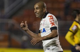 Durante a partida entre Corinthians x Ponte Preta/Campinas, realizada esta noite no estádio do Pacaembu, 3ª rodada do Campeonato Brasileiro de 2013