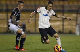 Durante a partida entre Corinthians x Ponte Preta/Campinas, realizada esta noite no estádio do Pacaembu, 3ª rodada do Campeonato Brasileiro de 2013