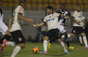 Durante a partida entre Corinthians x Ponte Preta/Campinas, realizada esta noite no estdio do Pacaembu, 3 rodada do Campeonato Brasileiro de 2013