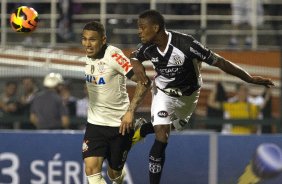 Durante a partida entre Corinthians x Ponte Preta/Campinas, realizada esta noite no estádio do Pacaembu, 3ª rodada do Campeonato Brasileiro de 2013