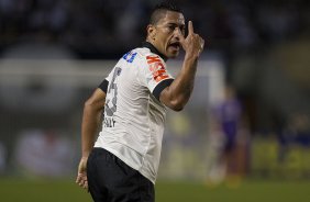 Durante a partida entre Corinthians x Ponte Preta/Campinas, realizada esta noite no estádio do Pacaembu, 3ª rodada do Campeonato Brasileiro de 2013