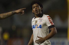 Durante a partida entre Corinthians x Ponte Preta/Campinas, realizada esta noite no estádio do Pacaembu, 3ª rodada do Campeonato Brasileiro de 2013