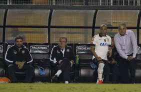 Durante a partida entre Corinthians x Ponte Preta/Campinas, realizada esta noite no estádio do Pacaembu, 3ª rodada do Campeonato Brasileiro de 2013