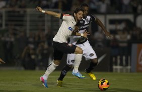 Durante a partida entre Corinthians x Ponte Preta/Campinas, realizada esta noite no estádio do Pacaembu, 3ª rodada do Campeonato Brasileiro de 2013
