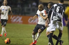 Durante a partida entre Corinthians x Ponte Preta/Campinas, realizada esta noite no estádio do Pacaembu, 3ª rodada do Campeonato Brasileiro de 2013