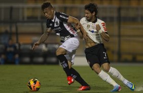 Durante a partida entre Corinthians x Ponte Preta/Campinas, realizada esta noite no estádio do Pacaembu, 3ª rodada do Campeonato Brasileiro de 2013