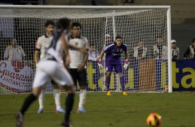 Durante a partida entre Corinthians x Ponte Preta/Campinas, realizada esta noite no estádio do Pacaembu, 3ª rodada do Campeonato Brasileiro de 2013