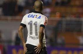Durante a partida entre Corinthians x Ponte Preta/Campinas, realizada esta noite no estádio do Pacaembu, 3ª rodada do Campeonato Brasileiro de 2013