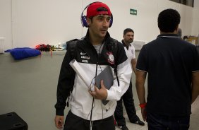 Nos vestiários antes da partida entre Corinthians x Ponte Preta/Campinas, realizada esta noite no estádio do Pacaembu, 3ª rodada do Campeonato Brasileiro de 2013