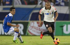 Durante a partida entre Cruzeiro x Corinthians, realizada esta noite na Arena do Jacaré, 4ª rodada do Campeonato Brasileiro de 2013