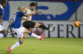 Durante a partida entre Cruzeiro x Corinthians, realizada esta noite na Arena do Jacaré, 4ª rodada do Campeonato Brasileiro de 2013