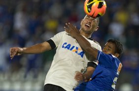 Durante a partida entre Cruzeiro x Corinthians, realizada esta noite na Arena do Jacaré, 4ª rodada do Campeonato Brasileiro de 2013