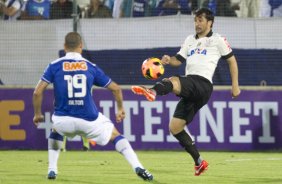 Durante a partida entre Cruzeiro x Corinthians, realizada esta noite na Arena do Jacar, 4 rodada do Campeonato Brasileiro de 2013