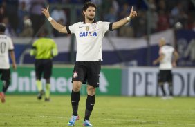 Durante a partida entre Cruzeiro x Corinthians, realizada esta noite na Arena do Jacaré, 4ª rodada do Campeonato Brasileiro de 2013