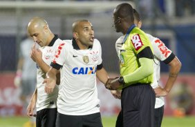Durante a partida entre Cruzeiro x Corinthians, realizada esta noite na Arena do Jacaré, 4ª rodada do Campeonato Brasileiro de 2013