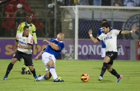 Durante a partida entre Cruzeiro x Corinthians, realizada esta noite na Arena do Jacaré, 4ª rodada do Campeonato Brasileiro de 2013