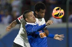 Durante a partida entre Cruzeiro x Corinthians, realizada esta noite na Arena do Jacaré, 4ª rodada do Campeonato Brasileiro de 2013