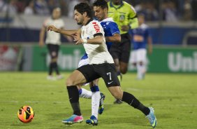 Durante a partida entre Cruzeiro x Corinthians, realizada esta noite na Arena do Jacaré, 4ª rodada do Campeonato Brasileiro de 2013