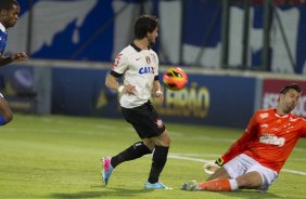 Durante a partida entre Cruzeiro x Corinthians, realizada esta noite na Arena do Jacaré, 4ª rodada do Campeonato Brasileiro de 2013