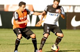 Ibson durante Treino do Corinthians realizado no CT Joaquim Grava